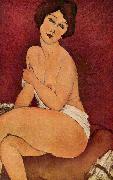 Amedeo Modigliani Nude Sitting on a Divan France oil painting artist